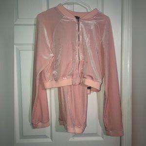 Fashion Nova Velvet Jogger Set